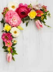 Flowers frame