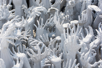 Obraz premium Devil's Hands from Hell, one of many beautiful decorations in Ro