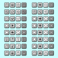 stone game icons buttons icons, interface, ui