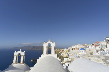 Naklejka premium Chapel Oia Santorini Greece