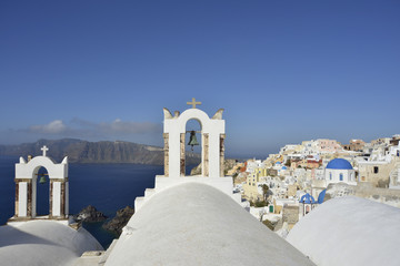 Fototapeta premium Chapel Oia Santorini Greece