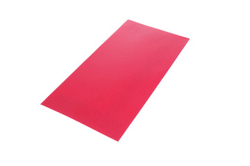 red envelope isolated on white background