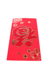 red envelope isolated on white background