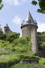 Fototapeta na wymiar Burg Stahleck in Bacharach am Rhein, Deutschland