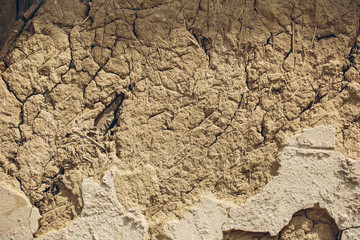 cracked clay wall  textures background