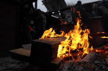 Feuer, Sicherheit, Brandschutz, Camping, Lagerfeuer