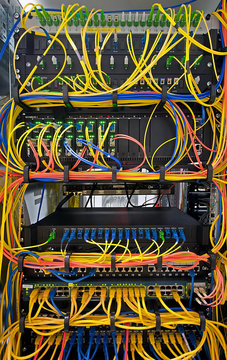 Network server room routers