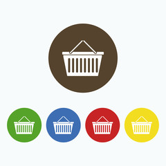 Simple icon shopping cart.