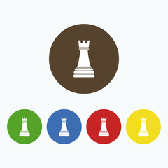 Simple icon Chess Rook.