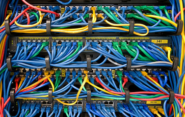 Network server room routers