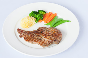 Grilled Pork Steak