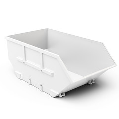 3d empty waste container