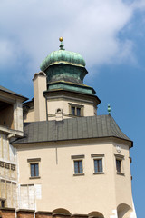 Fototapeta na wymiar Wawel Royal Castle in Cracow in Poland