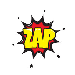 Zap - Comic Speech Bubble, Cartoon