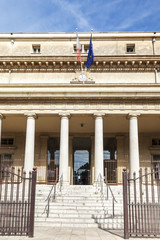 Entrance of the court of appeal in Aix en Provence