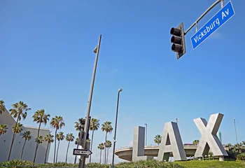 Deurstickers Luchthaven Internationale luchthaven van Los Angeles (LAX)