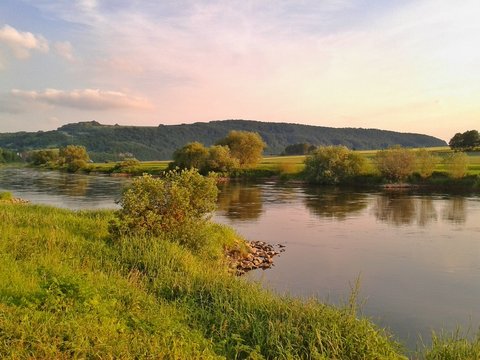 Abendstimmung an der Weser