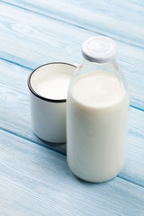 Milk cup and bottle