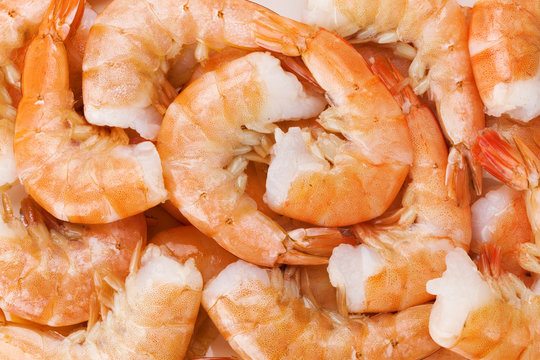 Cooked shrimps
