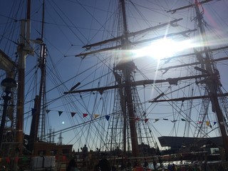 ships in Albert Dock