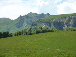 Obraz premium crêtes du Sancy, Auvergne