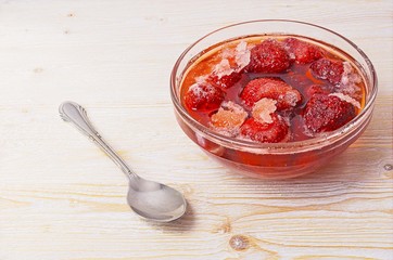 Strawberries in syrup