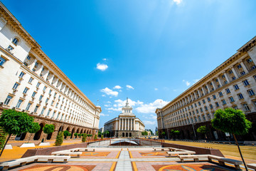 Ensemble of three Socialist Classicism edifices in Sofia