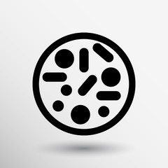 Vector icon Biochemistry microbiology Microorganisms Bacterias