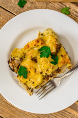 Baked potatoes