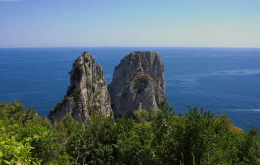 Fototapeta na wymiar Inselparadies-XIX-Capri-Italien 
