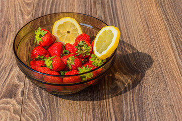 Strawberries in a bowl