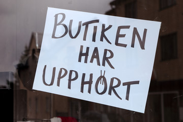 Butiken har upph&ouml;rt