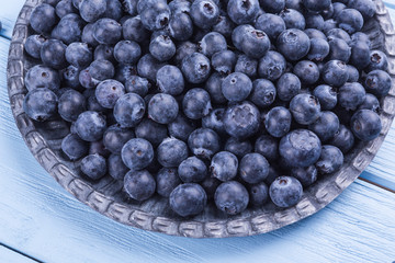 fresh  blueberries