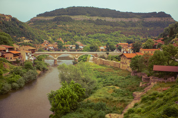 Fototapeta na wymiar Veliko tarnovo town in bulgaria
