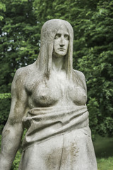Fototapeta na wymiar Statue,Die grausame Gräfin