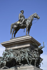 Fototapeta na wymiar Monument to the Tsar Liberator as Bulgarian gratitude to Russia, 1903 