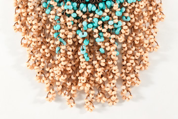 Collection of colourful costume jewelry