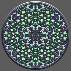 Jewelled orb generated texture