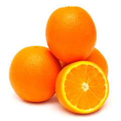 Whole orange fruit