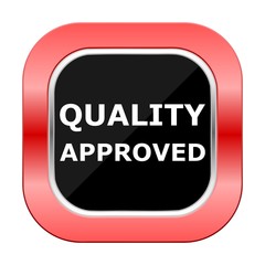 Quality Approved Square Red Button