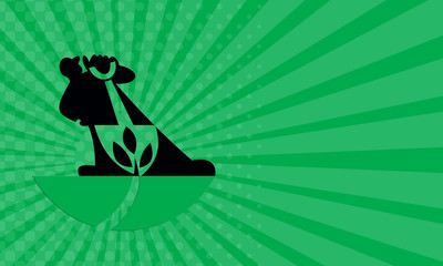 Business card Gardener Landscaper With Shovel Digging Plant