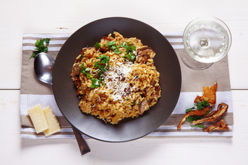 risotto with mushrooms