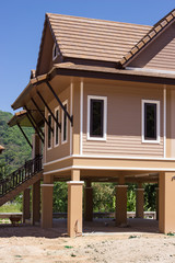 Holiday houses  in Thailand, fragment