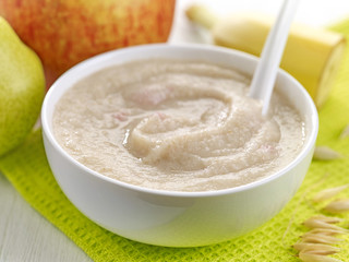 bowl of baby food