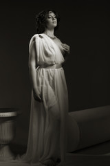 Obraz premium Aphrodite styled beautiful woman