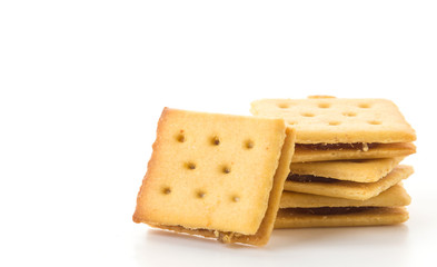  cheese biscuit with pineapple jam