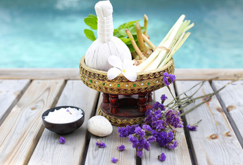 Spa accessories with thai herb