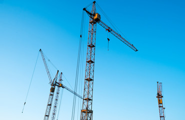 The construction crane
