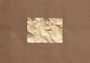brown paper foil