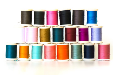 Spools of thread